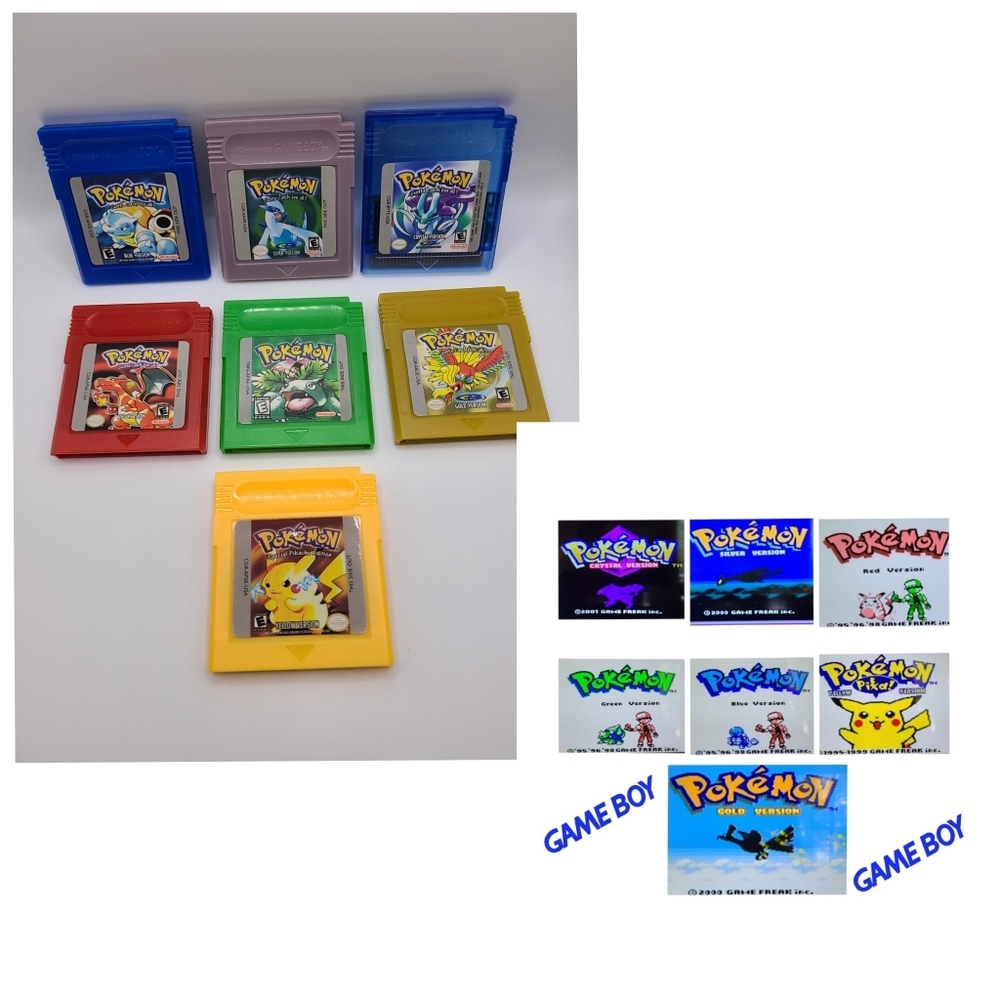 Pokémon gameboy games- repro - Picture 1 of 3